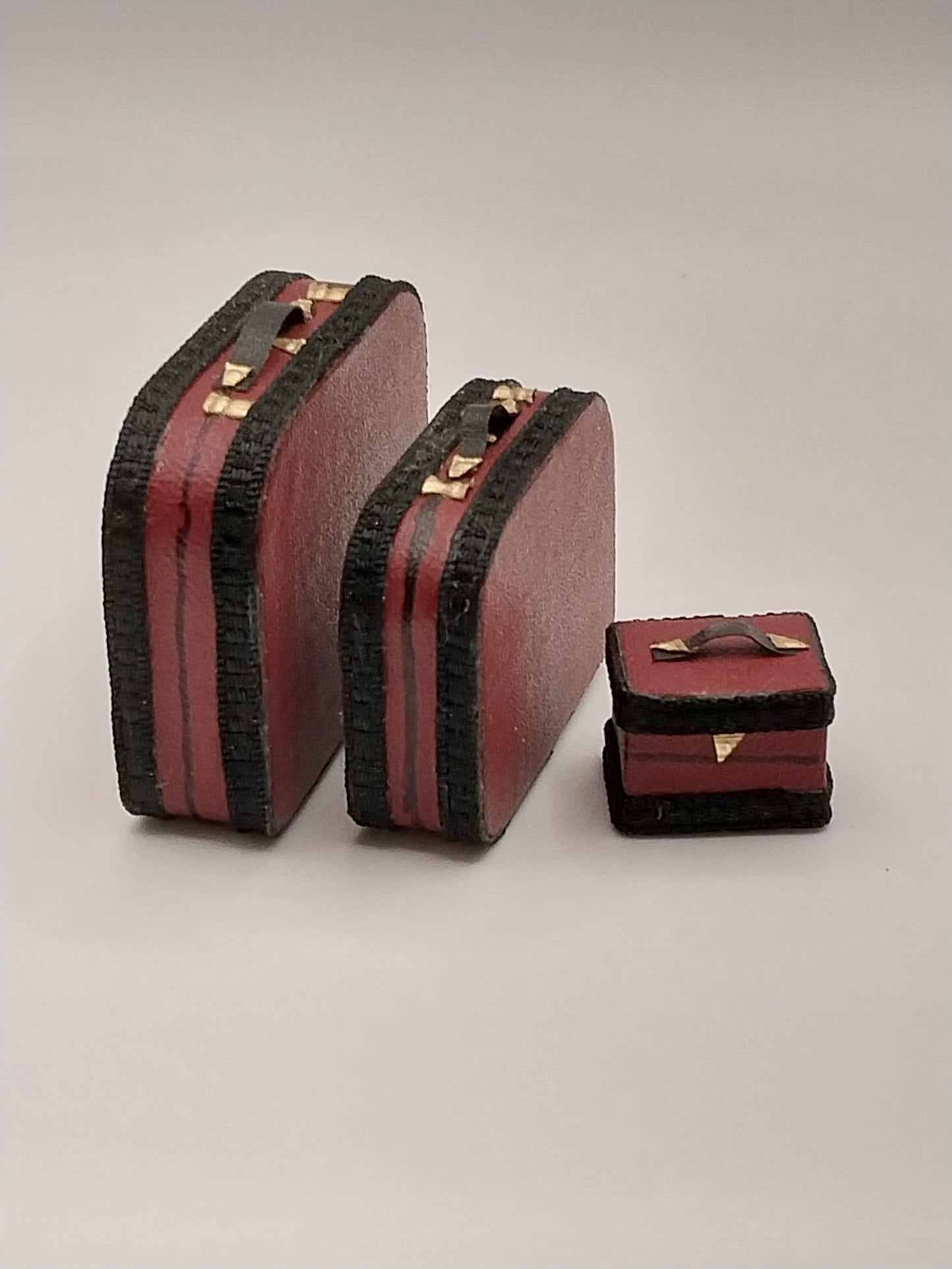 Luggage Set, Burgundy, 3pc