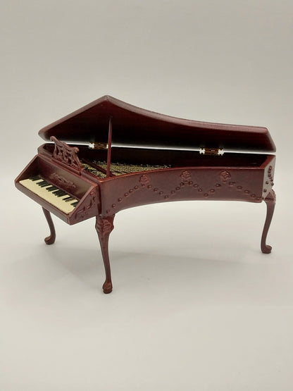 Harpsichord & Stool, Mahogany