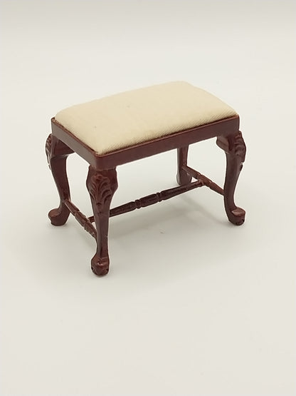 Harpsichord & Stool, Mahogany