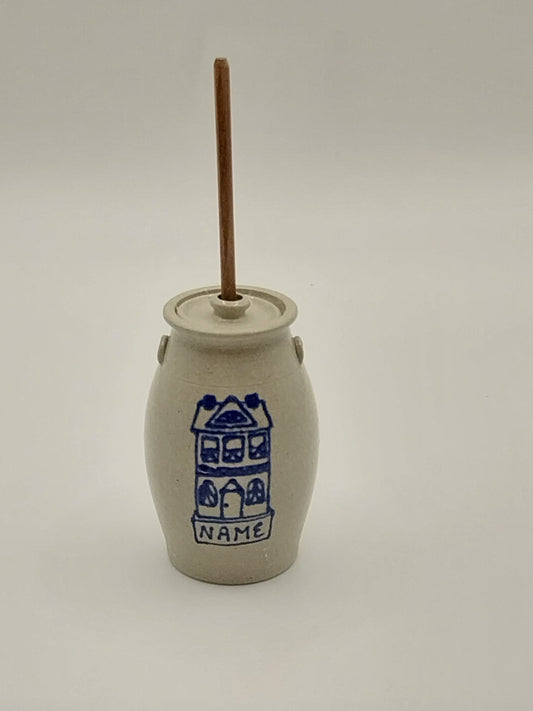 Stoneware Butter Churn, NAME