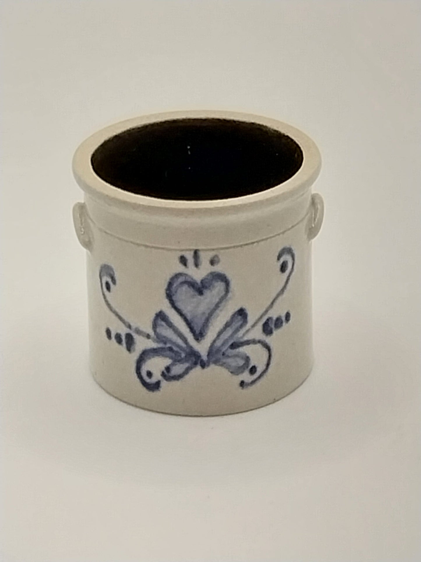 Salt Glaze Crock, Heart