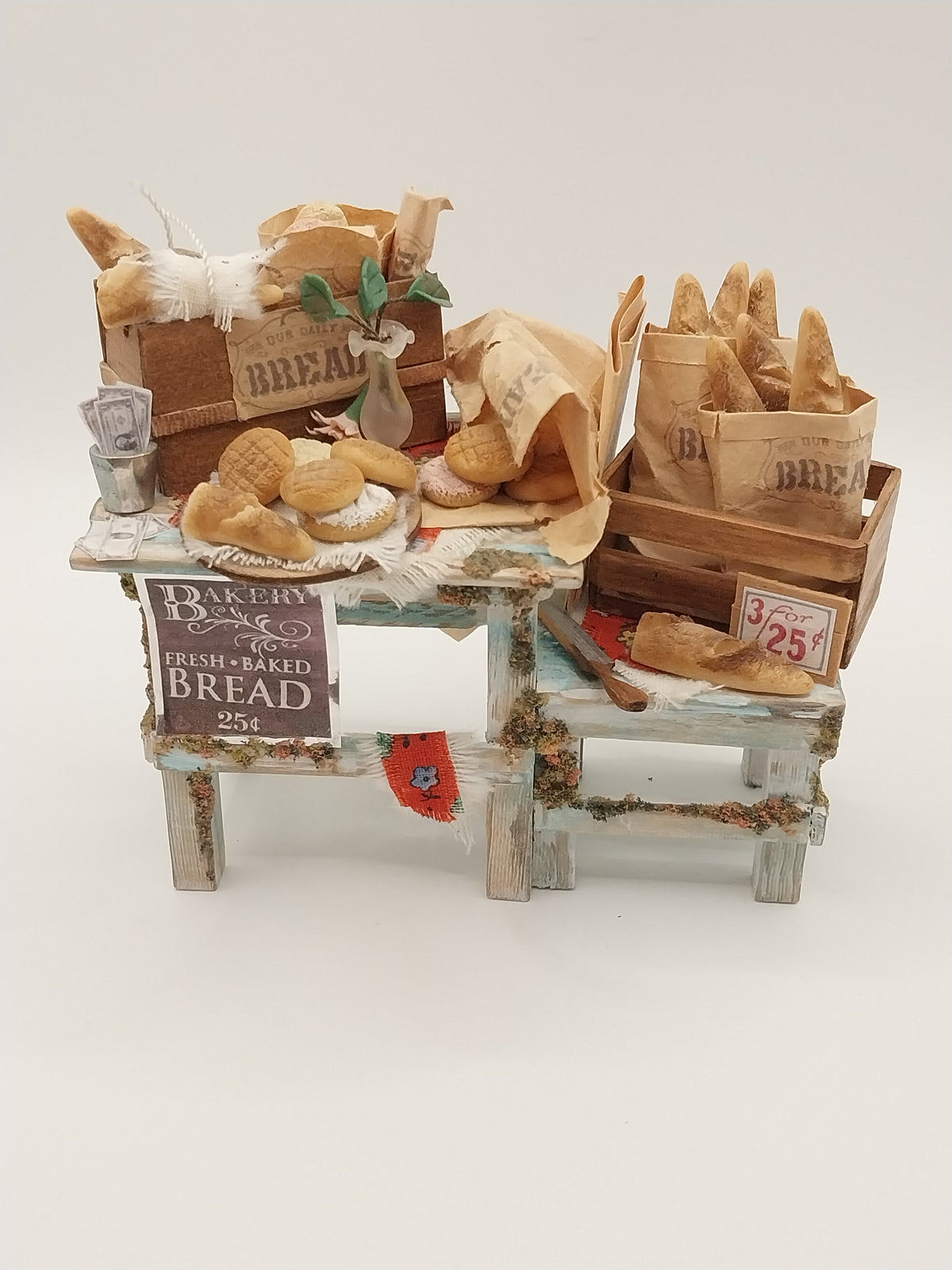Craft Bread Display Selling Bread Display – Miniature Designs, Inc.