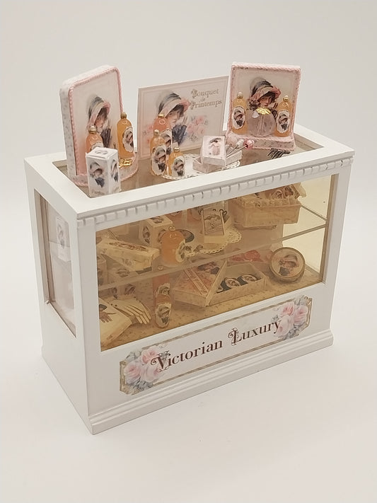 White Counter with Ladies Notions