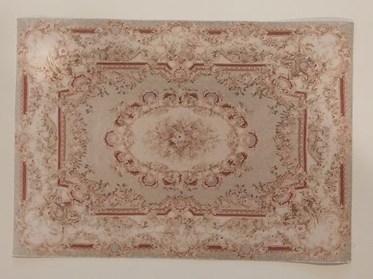 Rug, Oriental, Olive, Rose, Burgundy