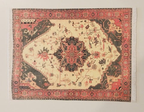 Rug, Southwest, Yellow, Red, & Gold