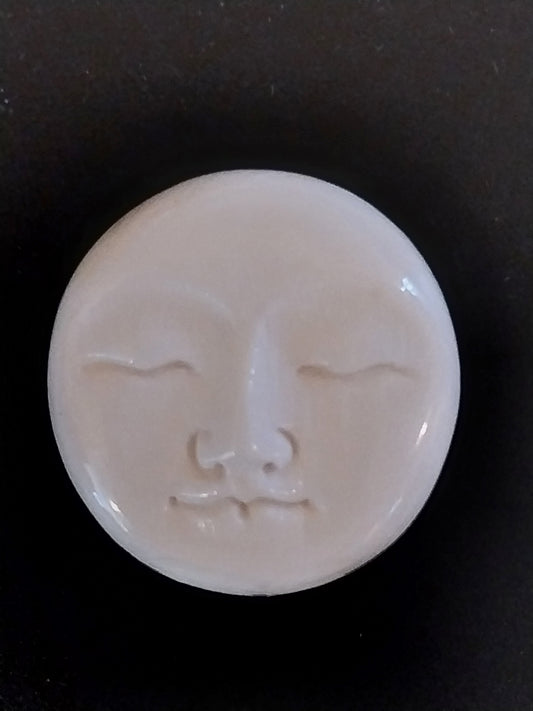 Buffalo Bone Face, White, Assorted, 1pc