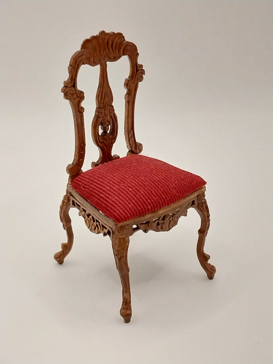 Traditional Side Chair, NWN, Burgundy