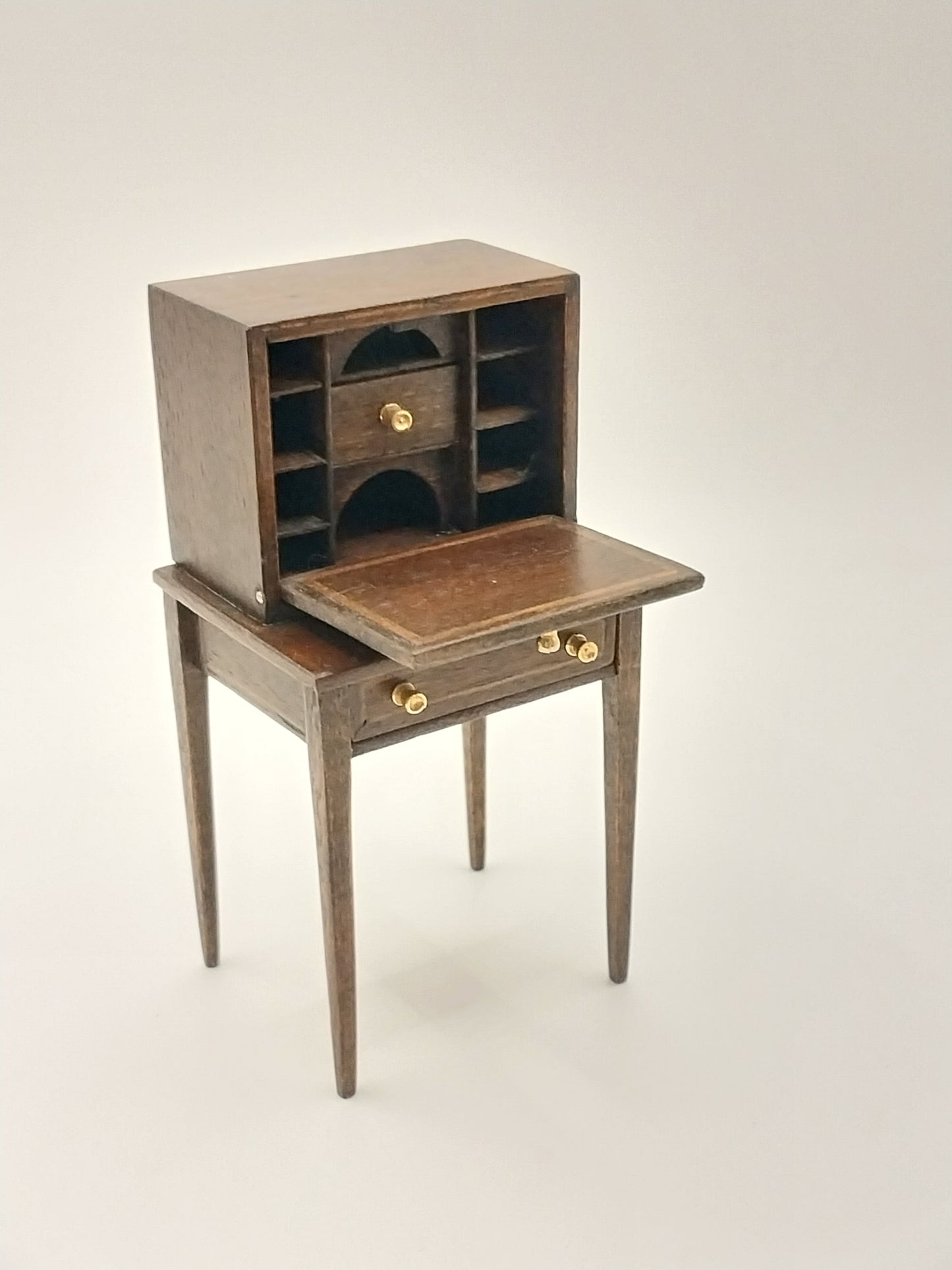 Drop Leaf Desk, Inlaid Wood, WN