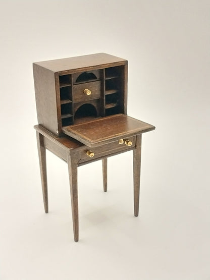 Drop Leaf Desk, Inlaid Wood, WN