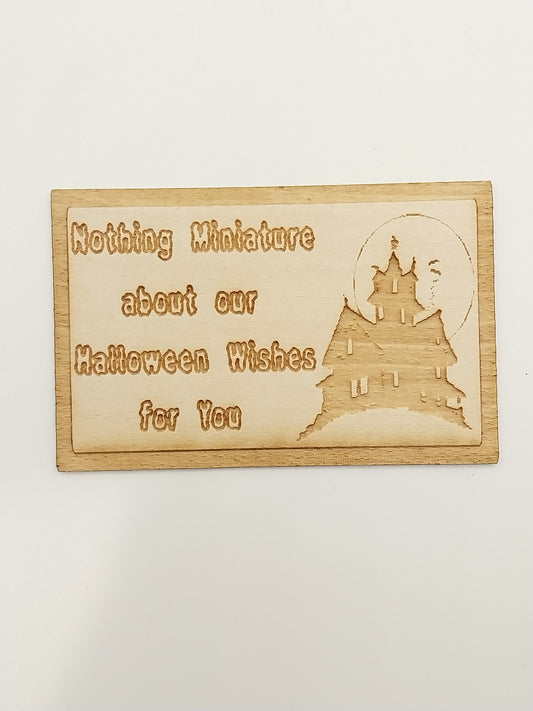 Halloween Signs, Laser, Assorted