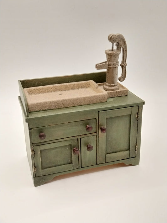 Country Kitchen Sink, Weathered Green