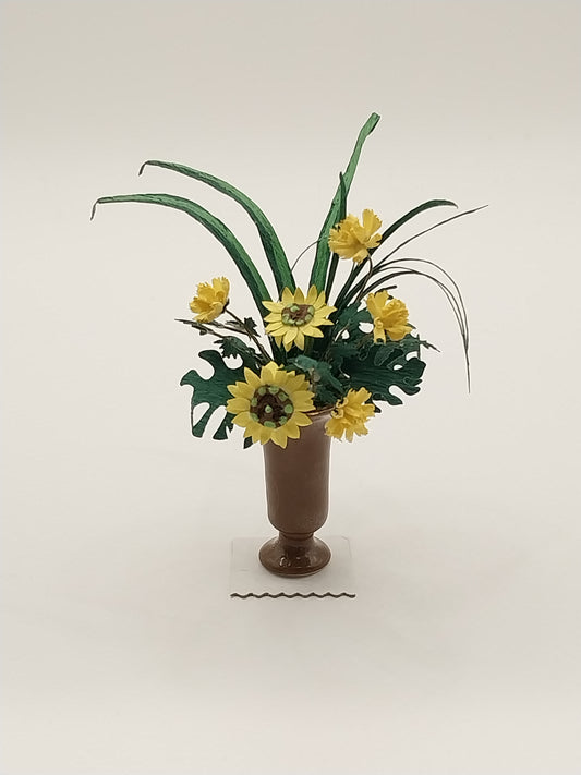 Floral Arrangement In Vase, Sunflowers