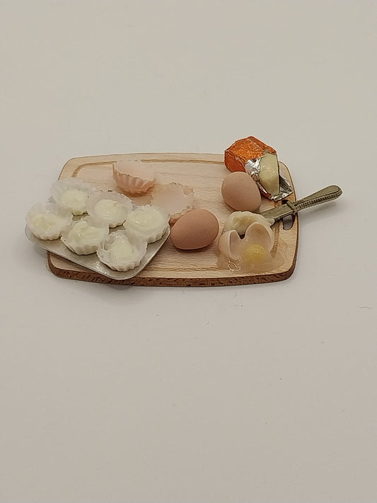 Cupcakes On A Prep Board, Handmade