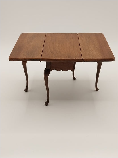 Queen Anne Drop Leaf Table, Signed