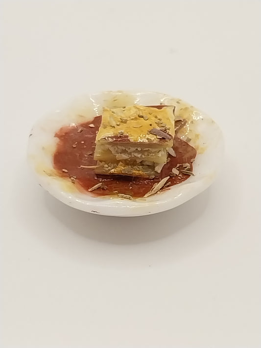 Cheese Lasagna On Plate