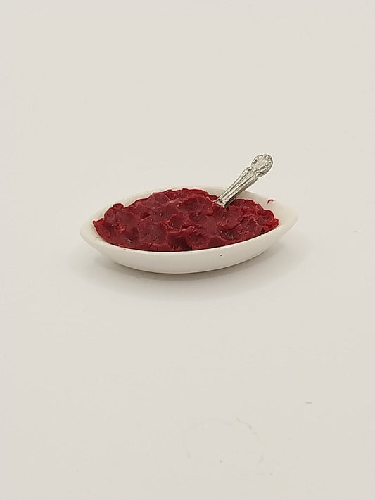 Cranberry Relish In Serving Dish