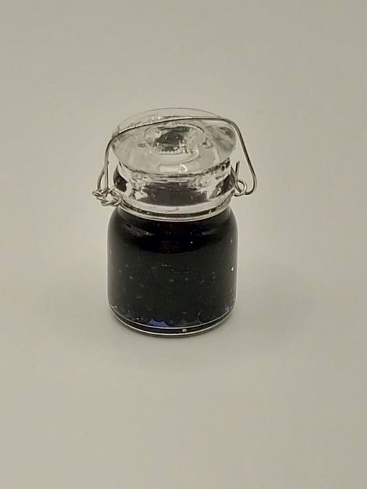 Blueberry Jam In a Mason Jar