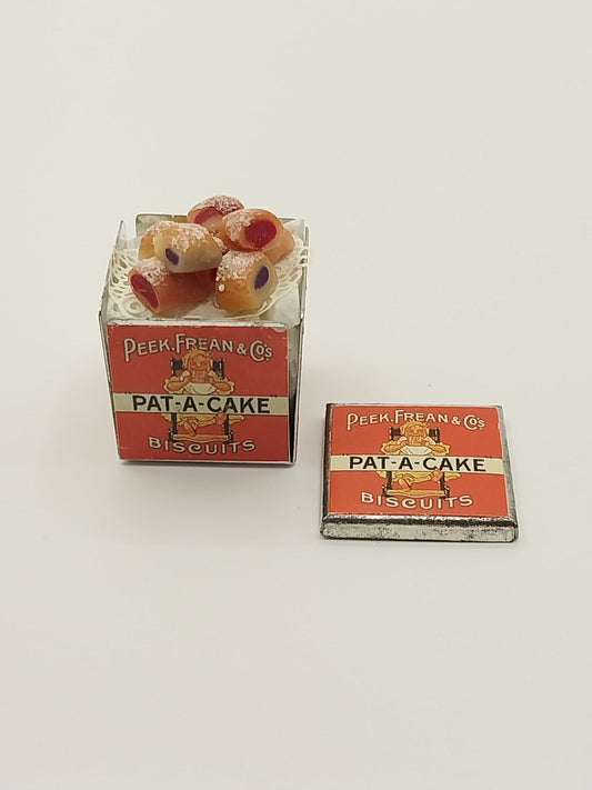 Dessert Pastries In Square Tin