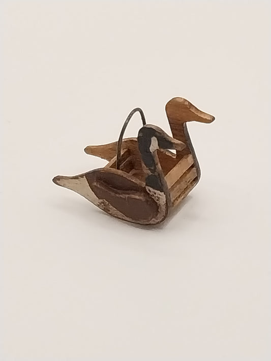 1/2" Scale Child Rocking Duck, Handpainted