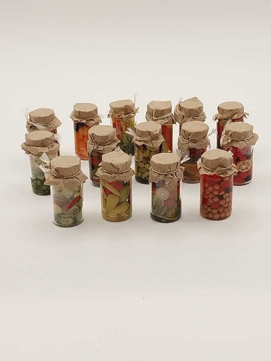 Canned Jar Of Vegetables & Fruit, Assorted, Large