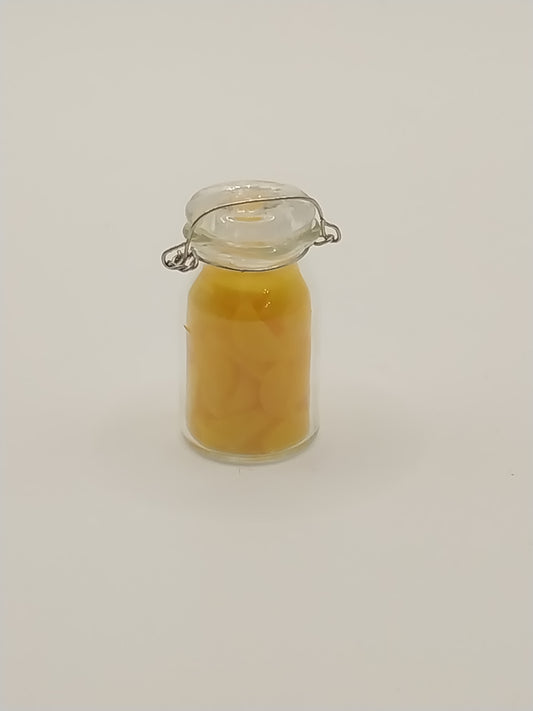 Canned Peaches, Mason Jar