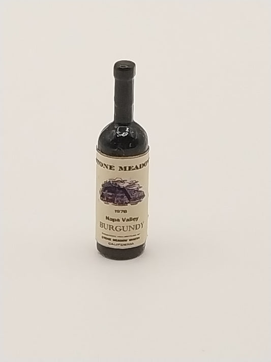 Stone Meadow Burgandy Wine Bottle