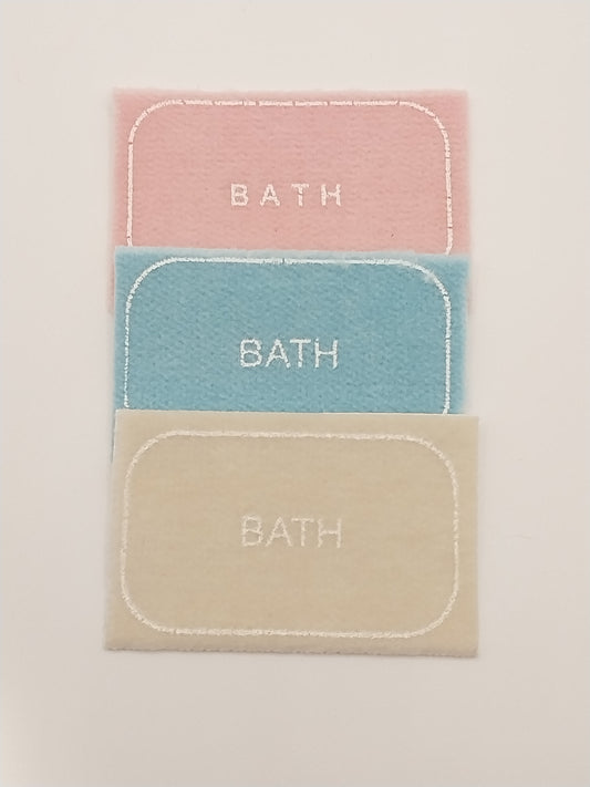Bath Rug, Square, Assorted, 1pc