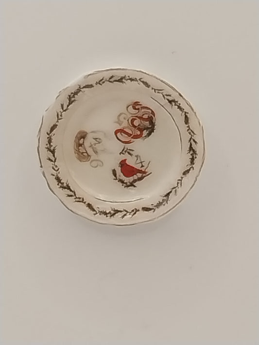 Porcelain Plate, 12 Days Of Christmas