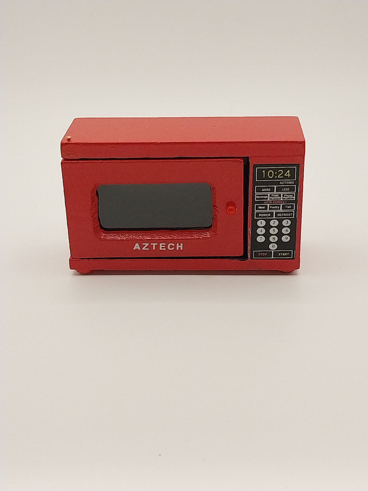 Micro Apple Red Microwave, Red – Miniature Designs, Inc.