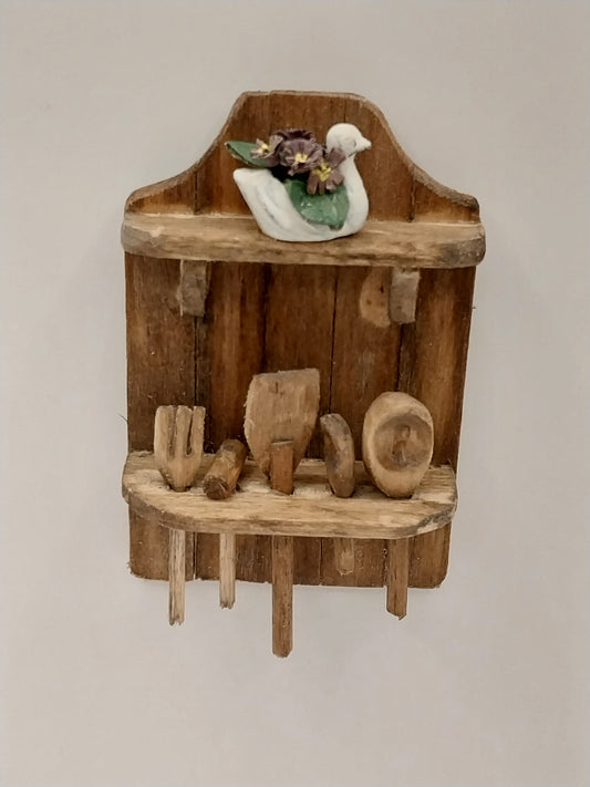 Kitchen Utensil Rack, Wood