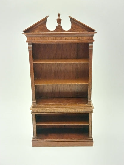 Federal Single Handmade Bookcase, Mahogany