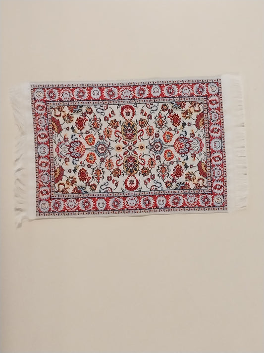 Rug, Oriental, Blue, Red, Gold