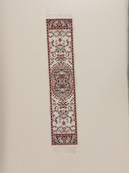 Runner, Oriental, Tan, Gray, Brown