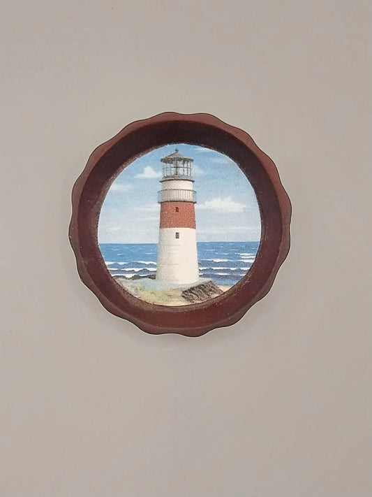 Lighthouse Tray, Mahogany