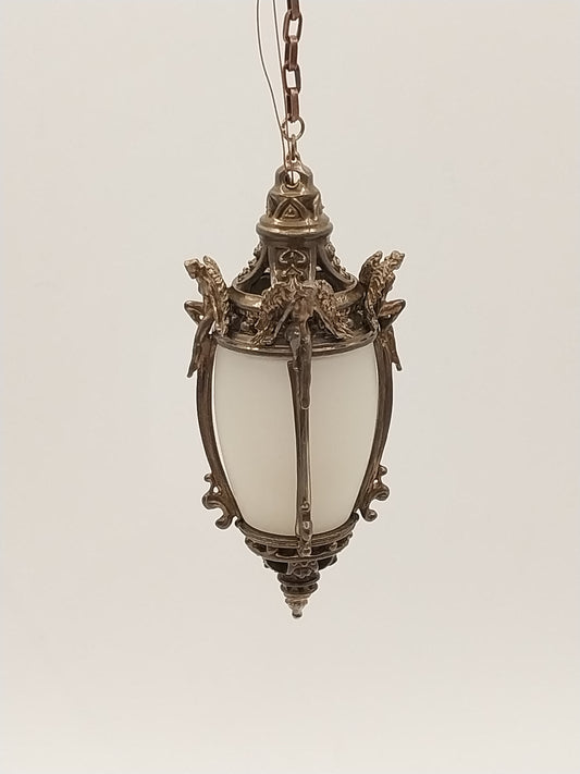 Lantern with Angels, Bronze