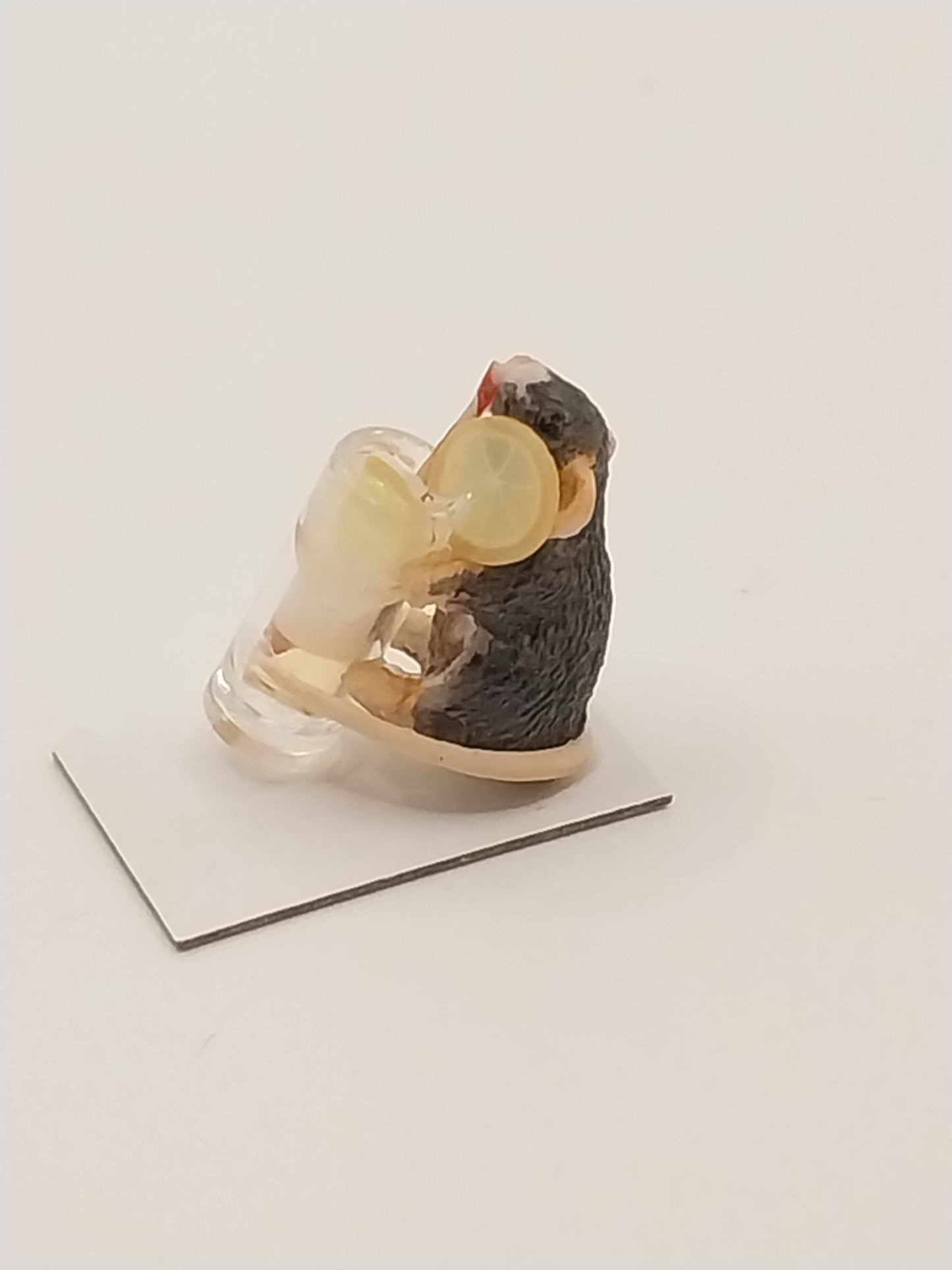 Mouse Drinking Lemonade