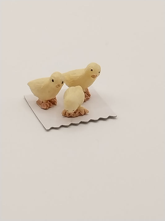 Chicks, Set Of 3