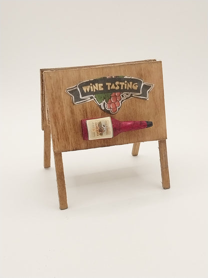 Sandwich Board Sign, Wine Tasting