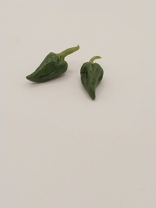 Chile Peppers, Green, 2pcs
