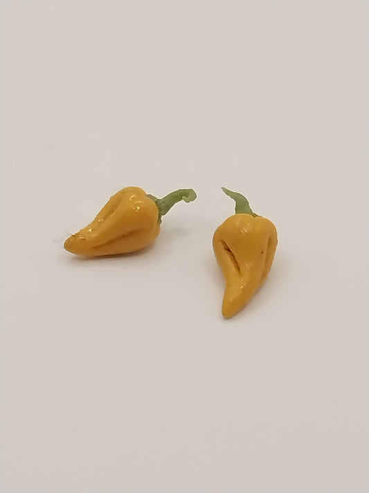 Chile Peppers, Yellow, 2pc