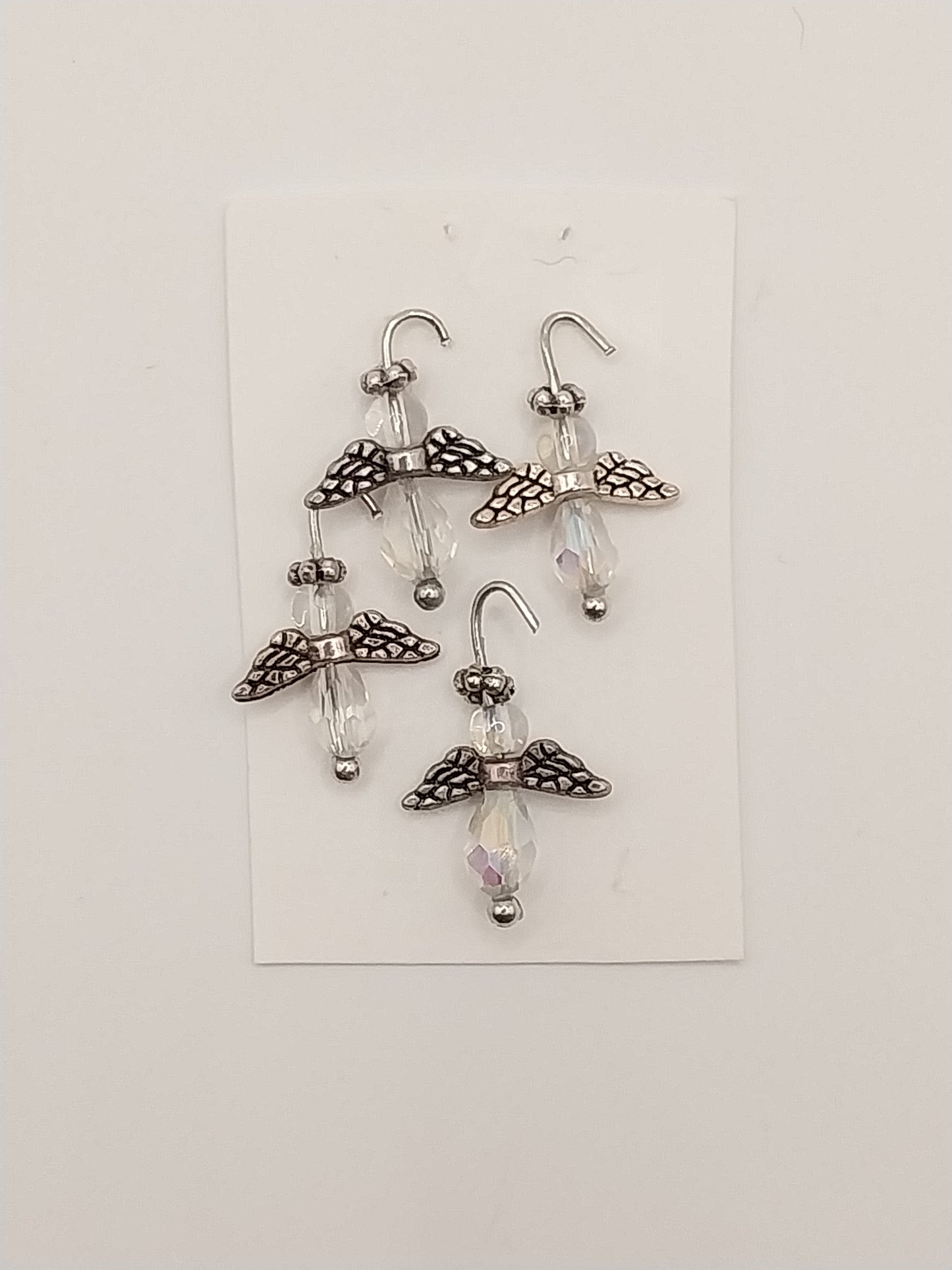 Angel Ornaments, Handmade, 4pc