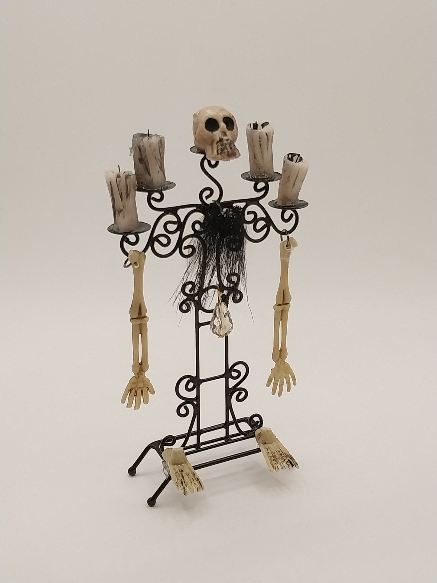 Halloween Skeleton Candelabra
