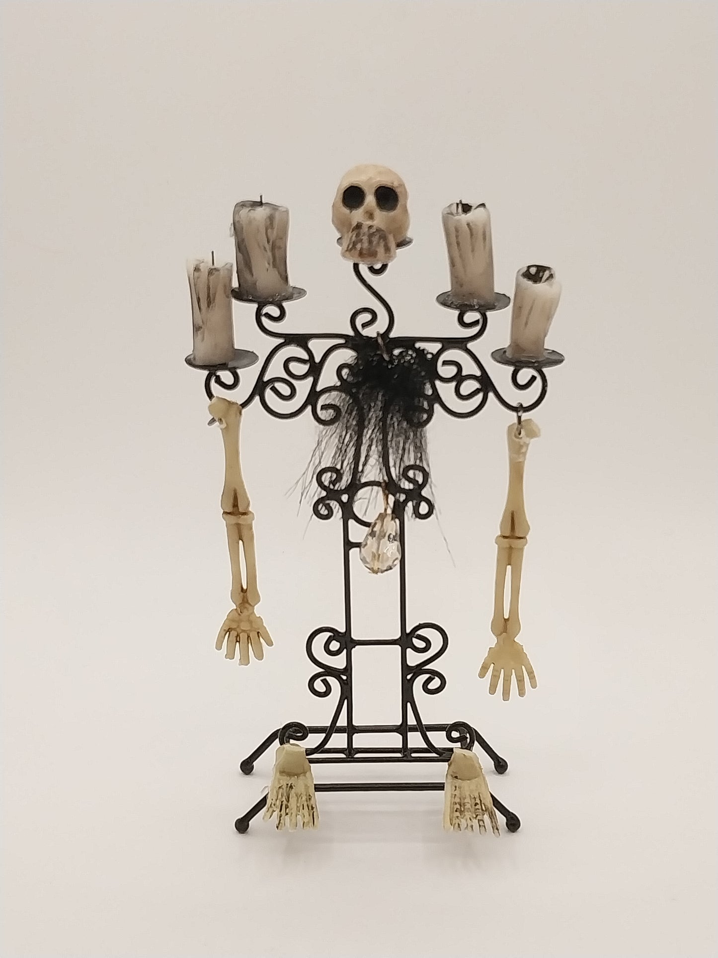 Halloween Skeleton Candelabra