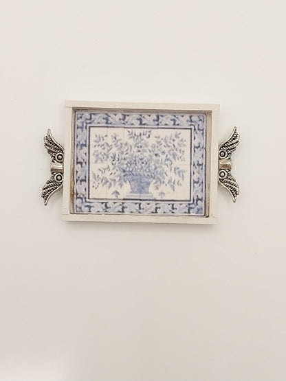 Serving Tray, Delft Tile