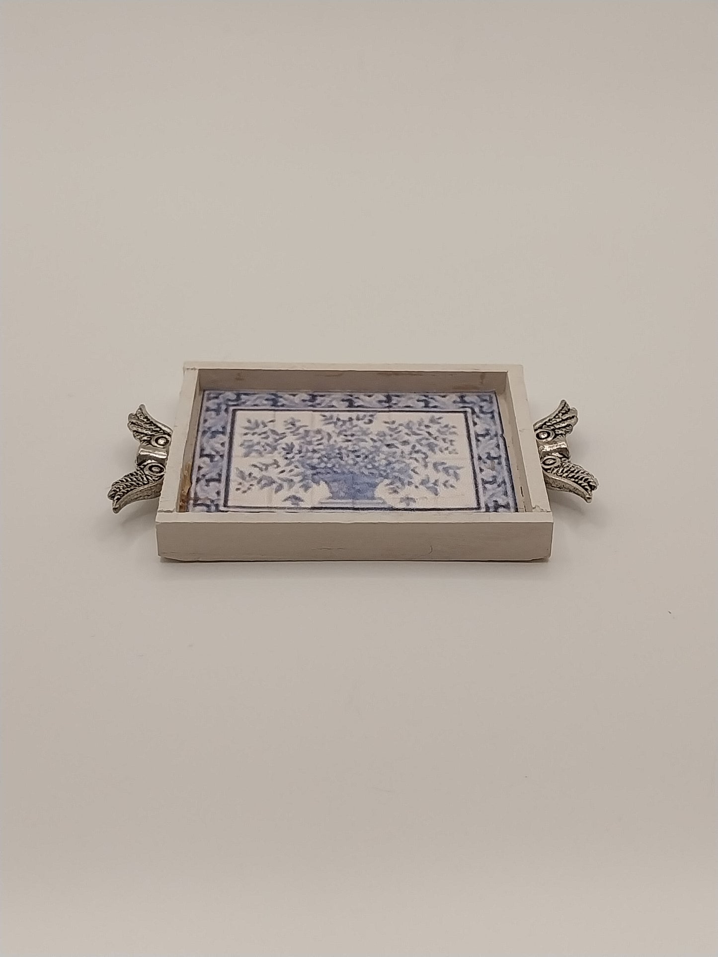 Serving Tray, Delft Tile