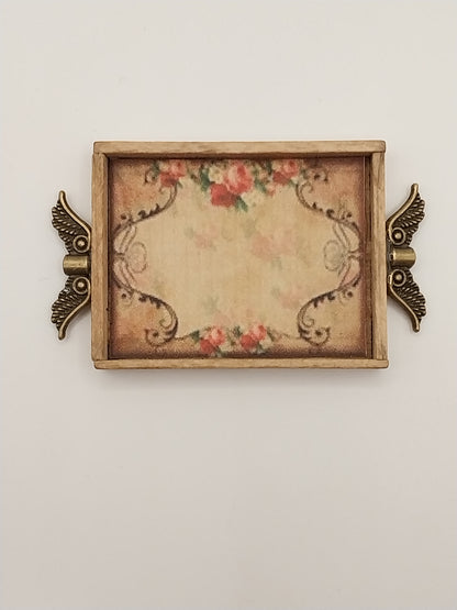 Serving Tray, Pink Floral