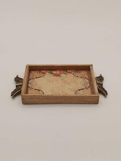 Serving Tray, Pink Floral