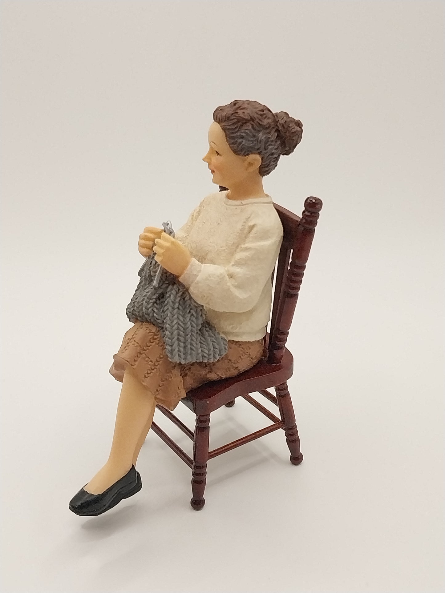 Grandmother June Doll, Sitting, Resin