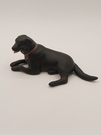 Labrador Retriever Dog, Black, Porcelain