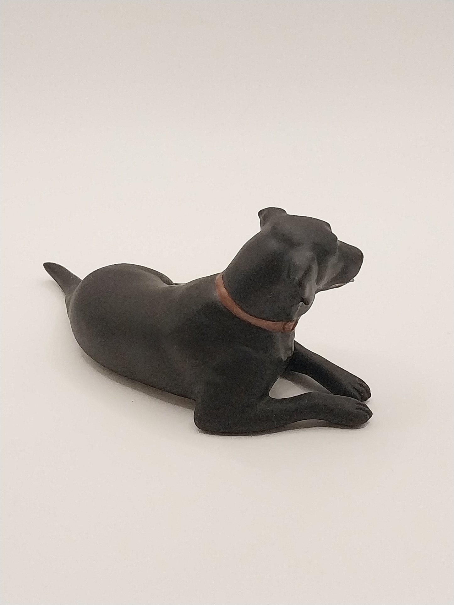 Labrador Retriever Dog, Black, Porcelain